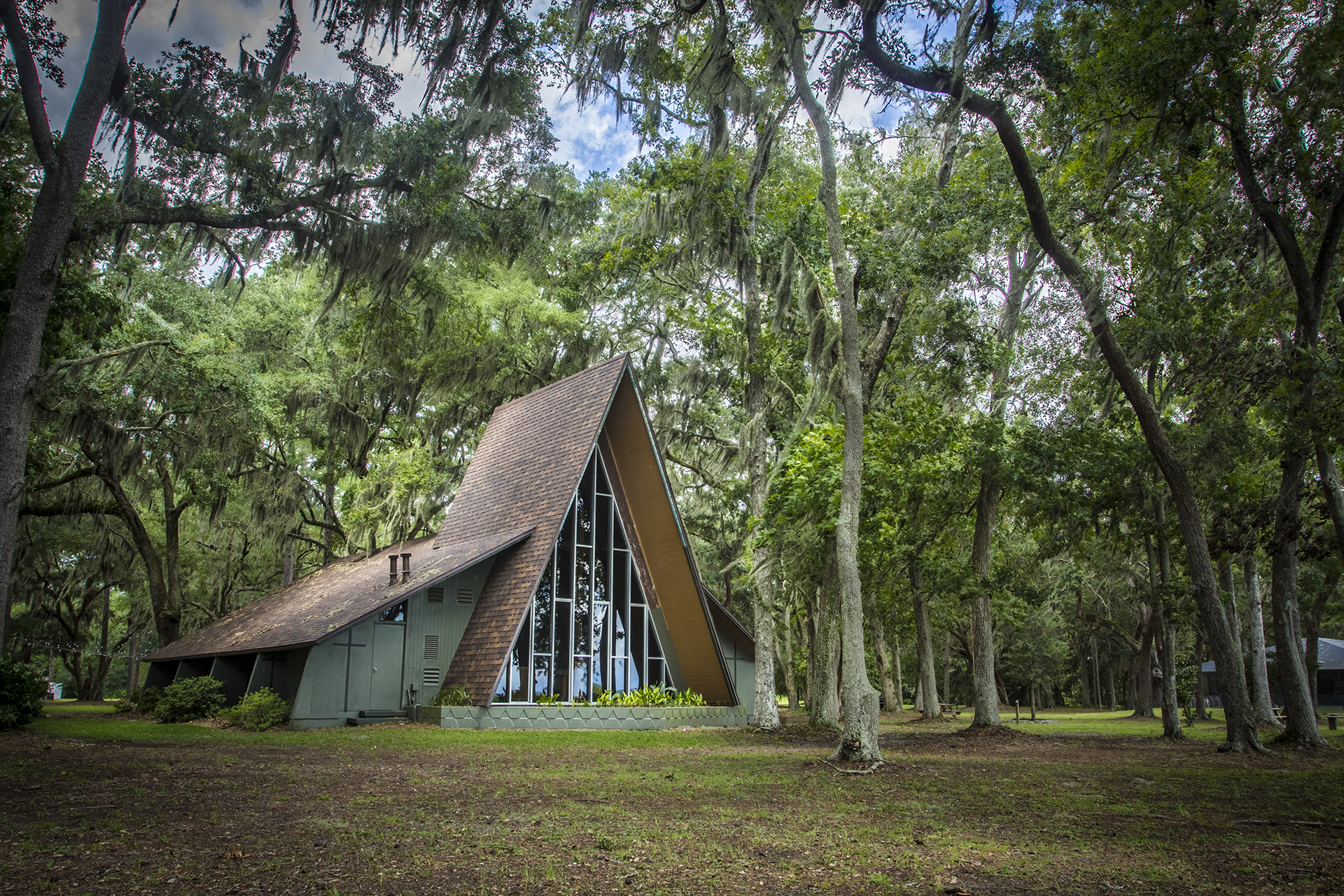 Chapel of Our Savior, creekside view